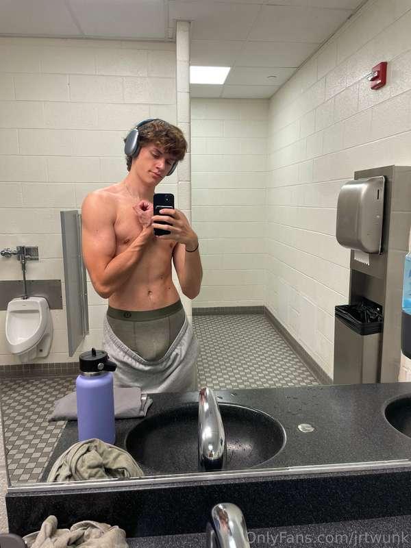 someone walked in right before this