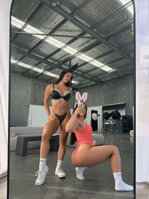 Happy Easter baby🐰💗 Wanna see our Easter collab video?👀
