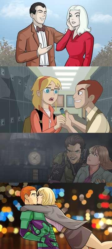 Gwen And Harry In Different Earths Part 2 Commission