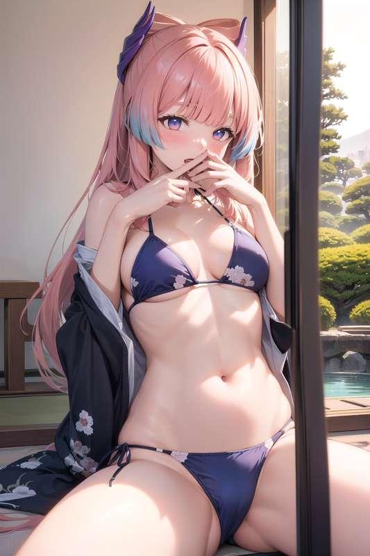 Sangonomiya Kokomi / bikini / nsfw