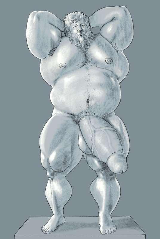 Several tons (of marble)