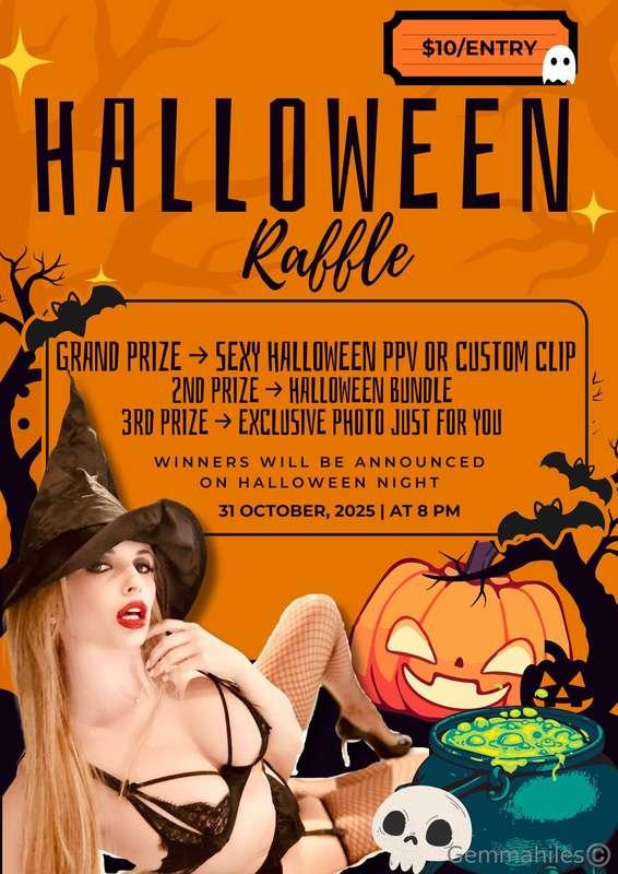 👻✨ Halloween Naughty Raffle ✨👻It’s spooky season, babes… and..
