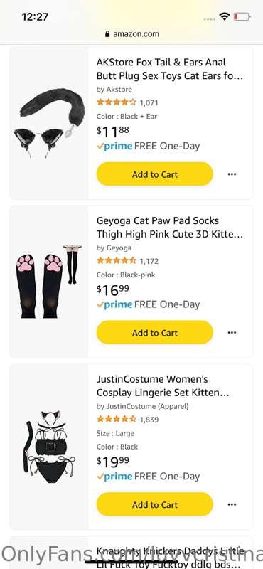 I just updated my wishlist since one of my fans bought me a ..