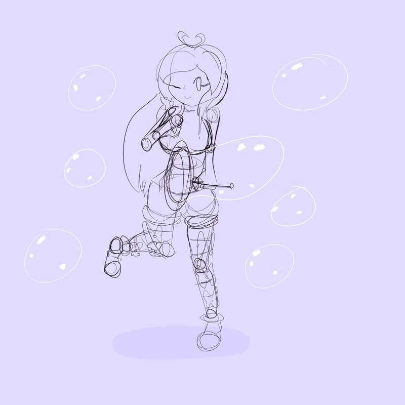 [#45] Right-handed doodle 2