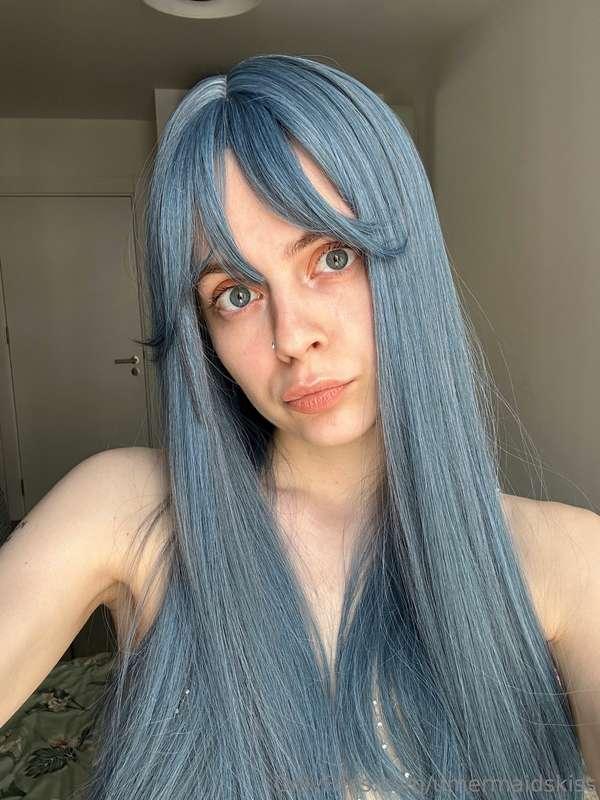 This mermaid traded her seashells for a selfie moment. 😉 The..