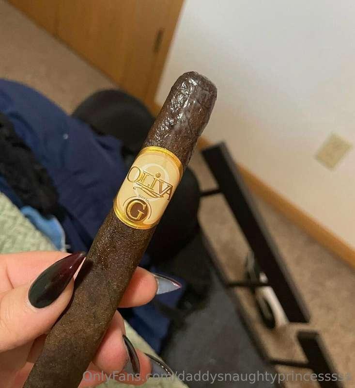 Message me on how to get your cum soaked cigar made just for..