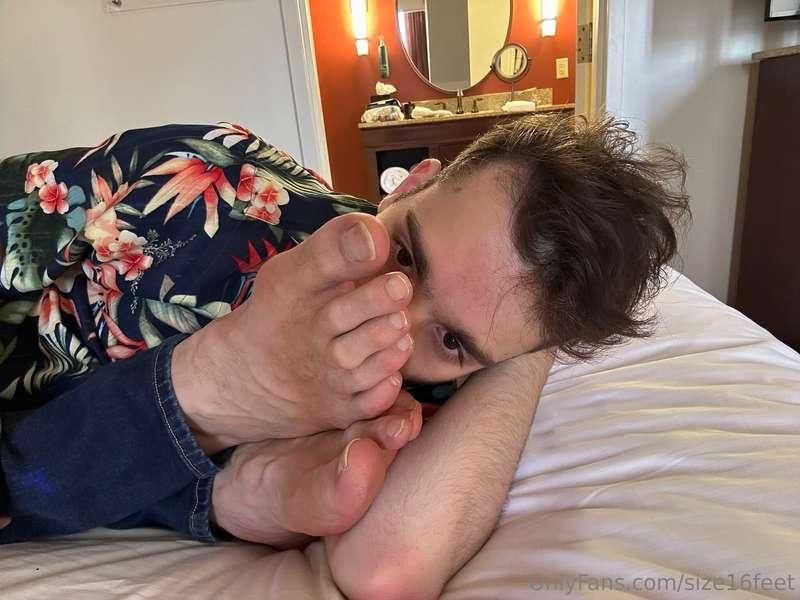 The boy loves the smell after a long work day!