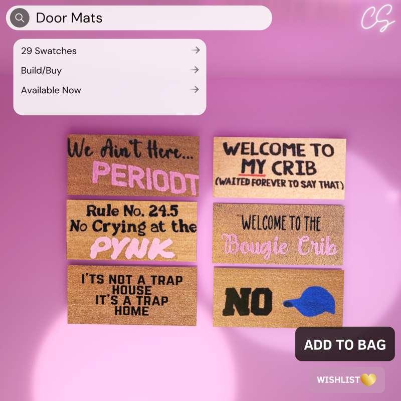 CSXO Home| Door Mats 