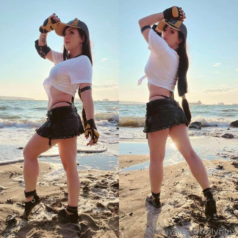Life Guard Tifa! Finally went and got photos of her! Can’t w..