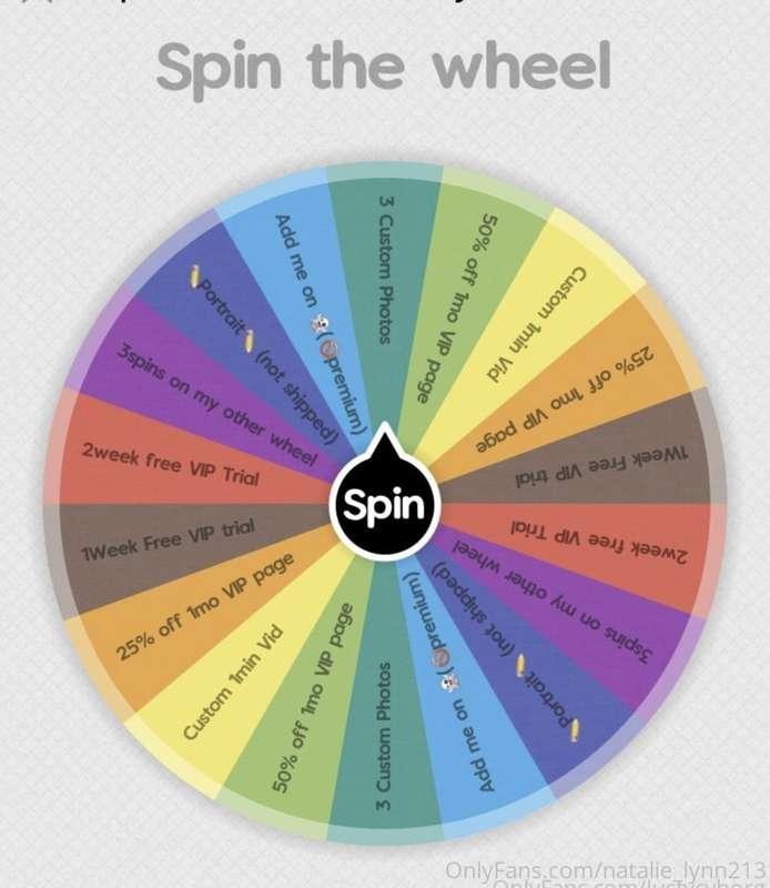 Tip $10 to spin!!!