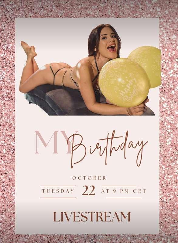 I'd be celebrating my birthday tomorrow at an exclusive Live..