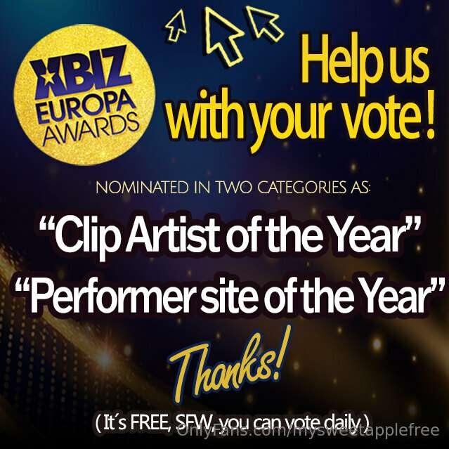 We're so happy!! 🥳🥳 We're nominated in 2 categories for the ..