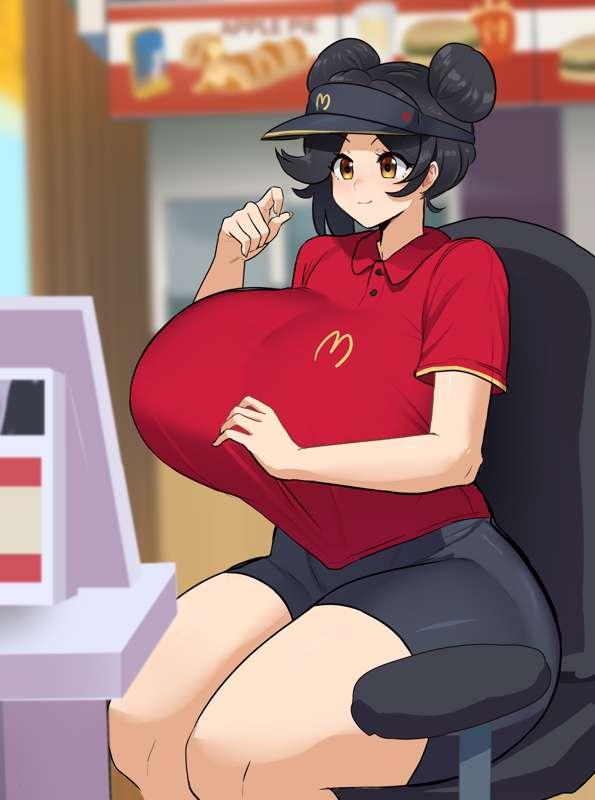 Rain McDonald's employee