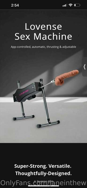 who wanna help me invest in the fuck machine ? 

$10 - 2 nud..