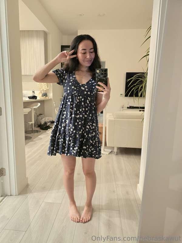 would you take a peek under my dress if you could? i'm not w..