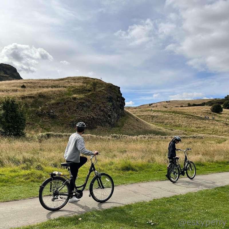 Went for a biking trip around Edinburgh!!! Was super fun. 🥺💖..