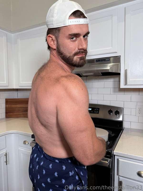 Whipping it up in the Kitchen. You Ready to Eat This Hot Mea..