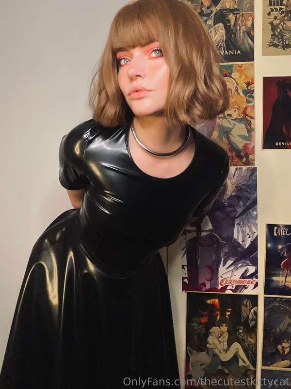 My most latex-like pvc dress yet!!!