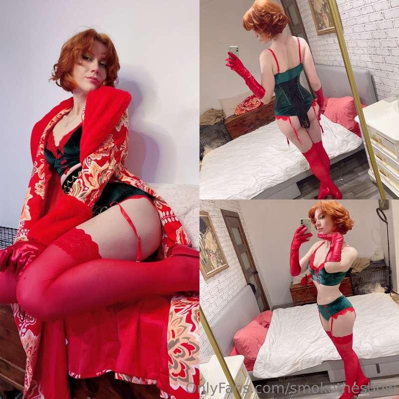 🎄Ho Ho Ho! This lingerie set makes me feel like Santa’s favo..