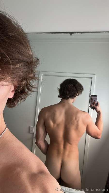 So you like being teased with nothing but my back and this t..