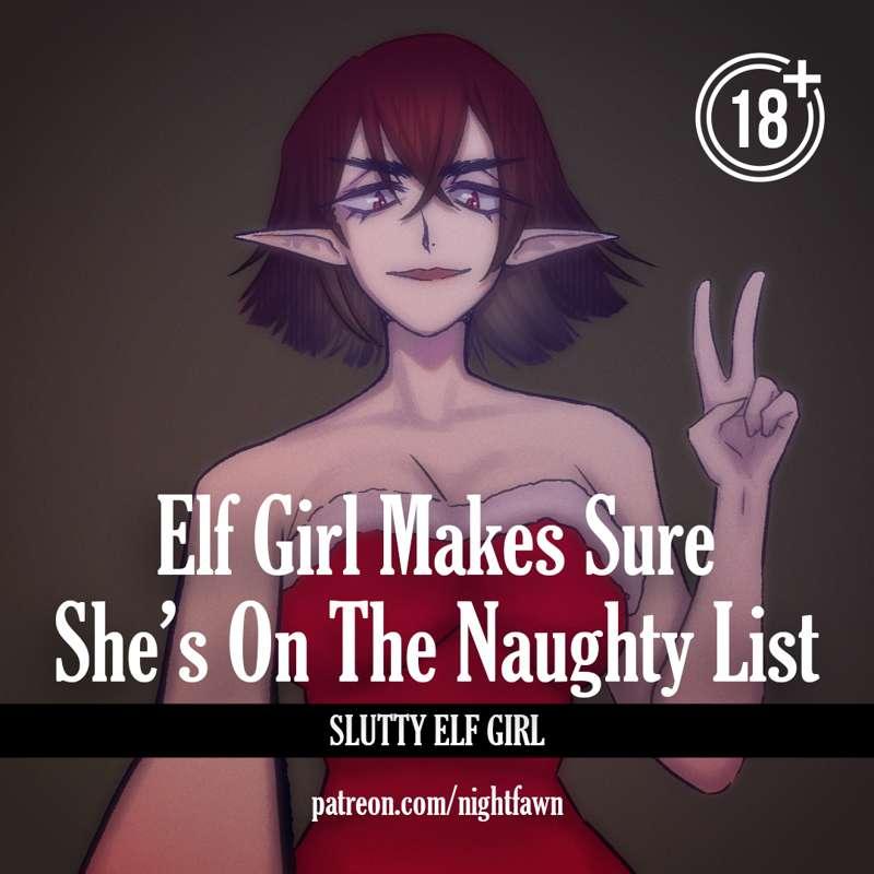 Elf Girl Makes Sure She’s On The Naughty List