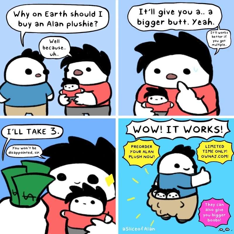 ALAN PLUSHIE AD! 