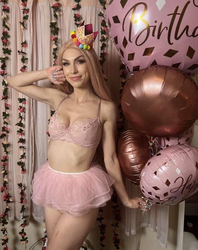 Cake for YOU even though it’s my bday. 