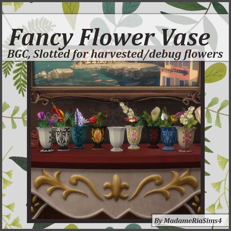 Fancy Flower Vase (With Slots)