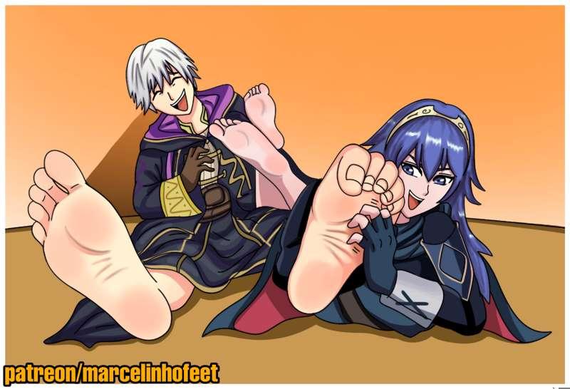 Lucina and Robin Feet
