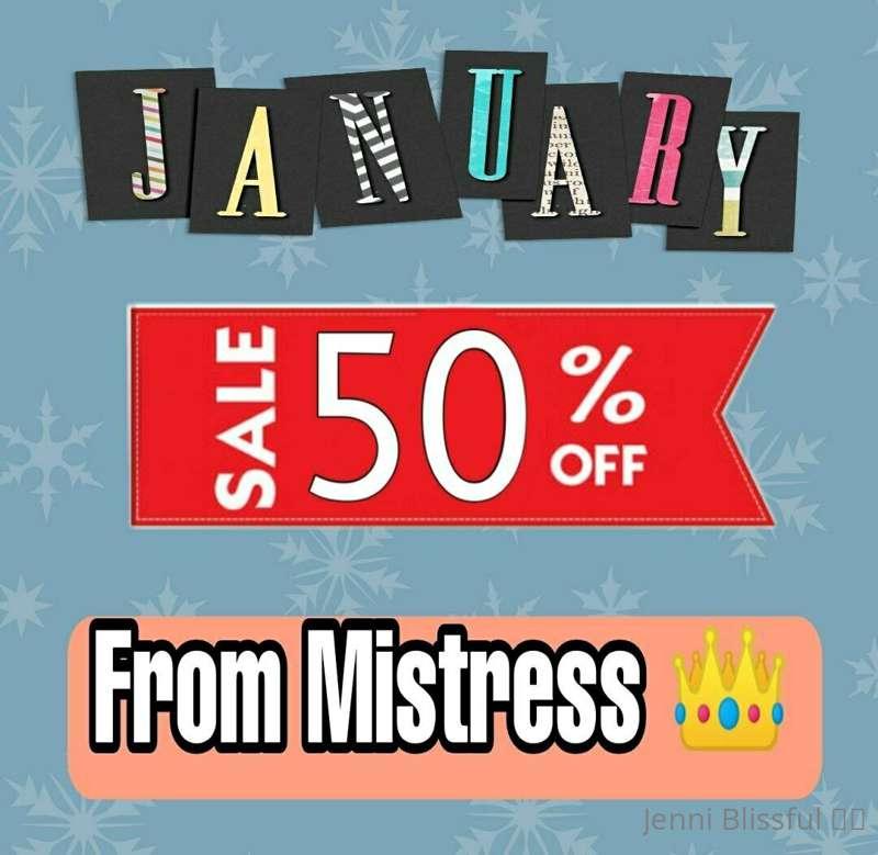 50% OFF MY ENTIRE MENU FOR THE REST OF THE MONTH! 🥳⬇️⬇️

💦$1..