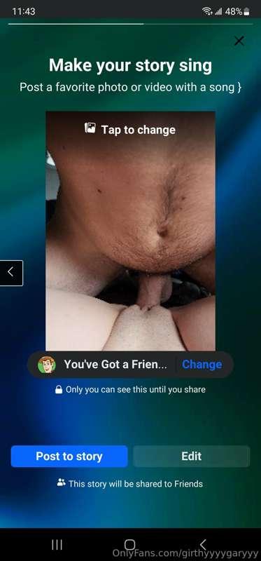 I was on facebook and clicking through the stories/reels and..