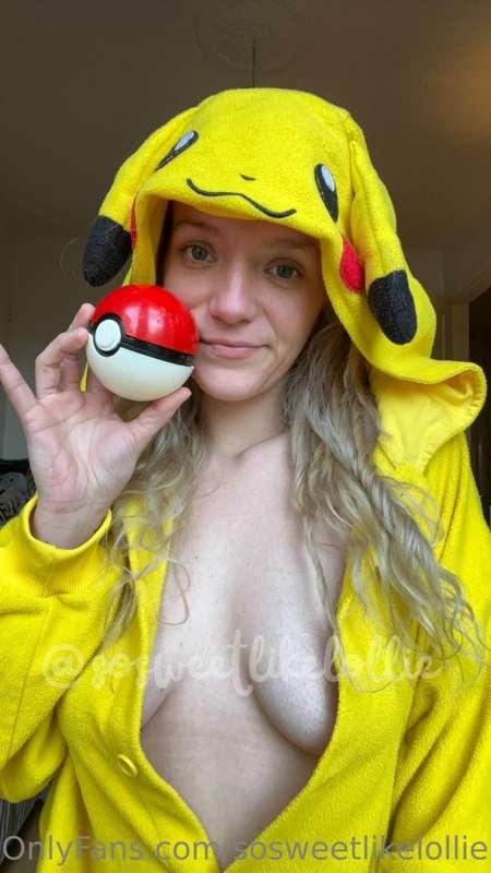 Wanna peak-at-me whilst I Pikachu 
ϞϞ〈๑⚈ ․̫⚈๑〉
See more on m..