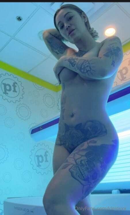 My tanning night 💙💙