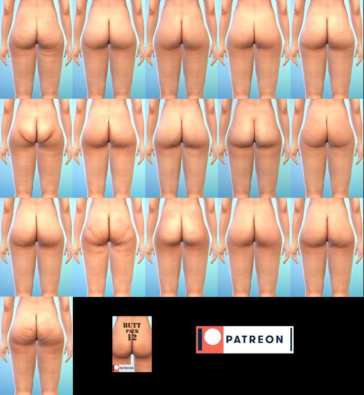 BUTT - PACK 12 - PATREON