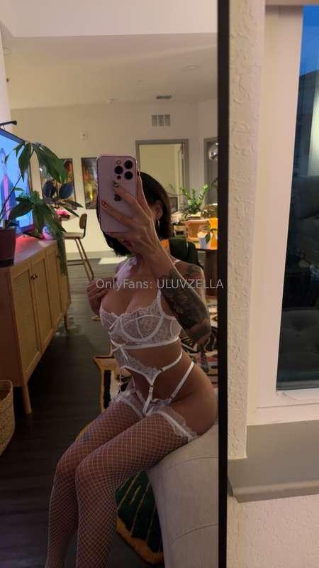 lil devil in white🤍