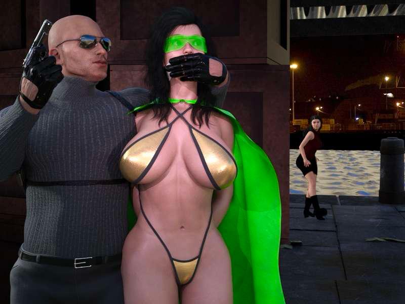 Phantom Lady: Trouble at the Docks - Hand gag variant 