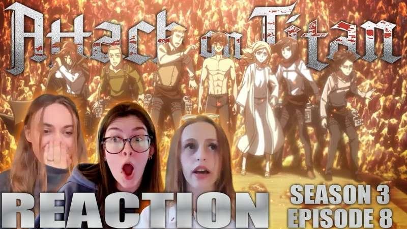 Attack on Titan (SUB) - 3x8 Outside the Walls of Orvud District - Reaction