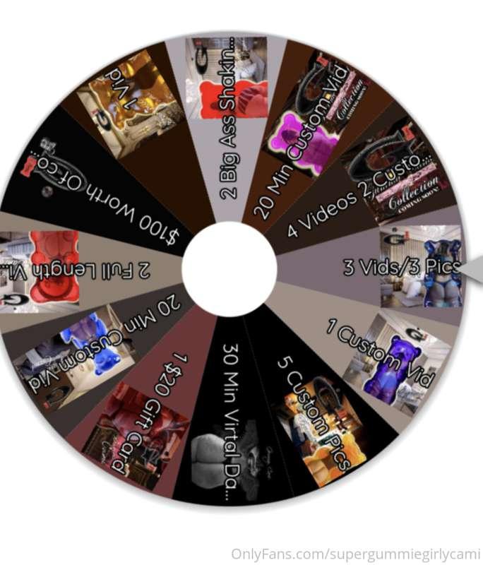 The weekend is coming again! Get your Spins!! 
8$ One Spin 🍑..