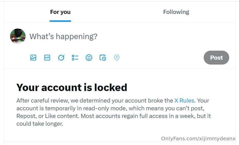 ...some how magically my twitter got flagged & locked
