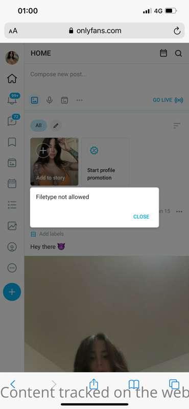 Trying to upload new videos on my wall but there is a bug on..