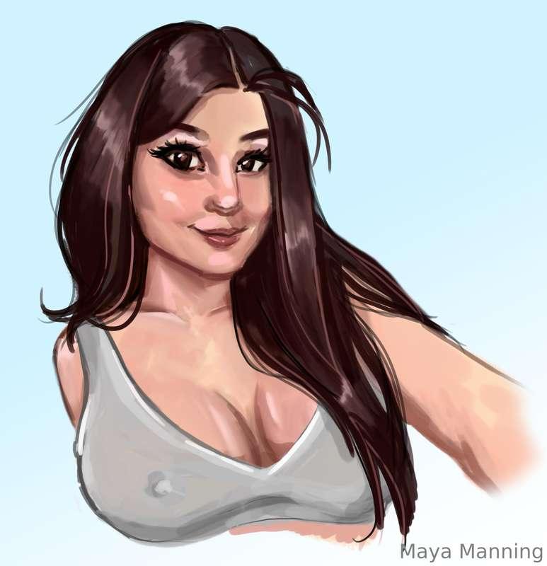 Omgg someone drew this for me, how cute is this?!! ❤️❤️😍