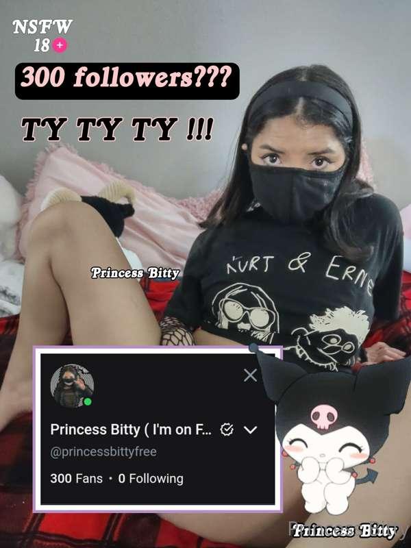 WE FINALLY REACHED 300 FOLLOWERS 🥳

now check your DMs 🍓