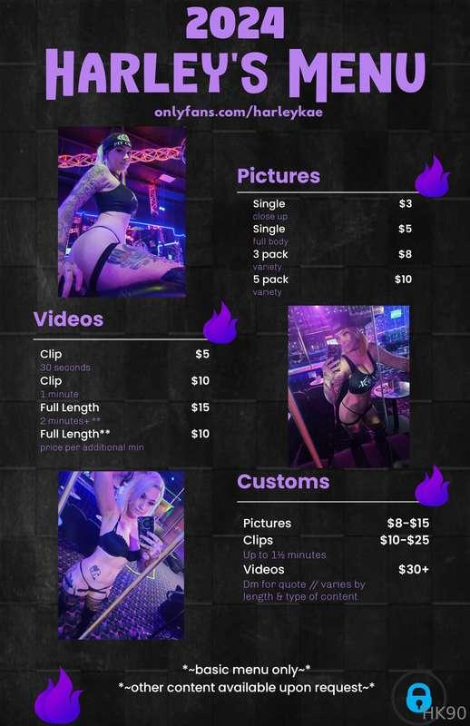 💜🤍2024 Menu🤍💜
🤍💜DM for Info💜🤍