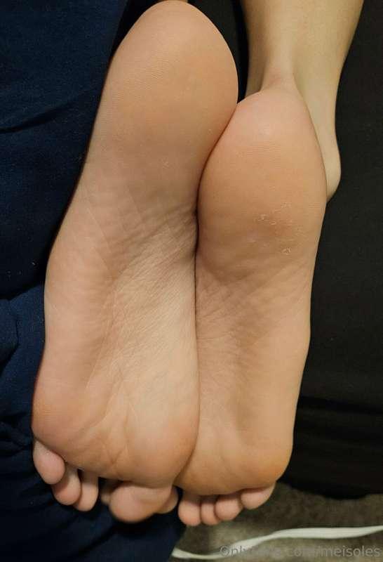 My big feet were so sweaty this morning