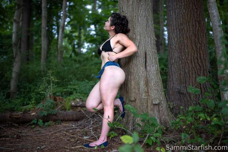 A forest nympho in her natural habitat.  

For those that do..