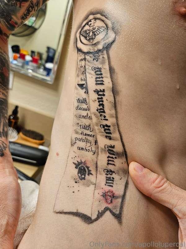 Sooooo part of my skin rejected ink for some reason so imma ..