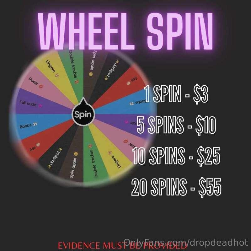 Any one want some spins 👀 DM me ♥️