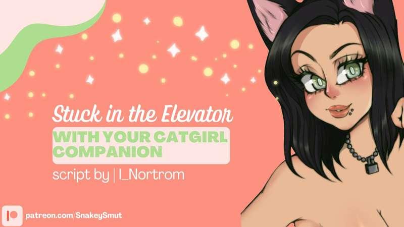 ASMR Roleplay | Stuck in the Elevator with your Catgirl companion [F4M] [GFE] [Headpats] [L-Bombs]