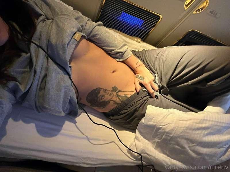 Getting naughty on the ✈️ is becoming my new favorite thing ..
