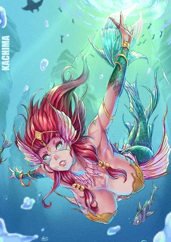 BBDs Water 01 : Neptunian Mermaid [SFW ]